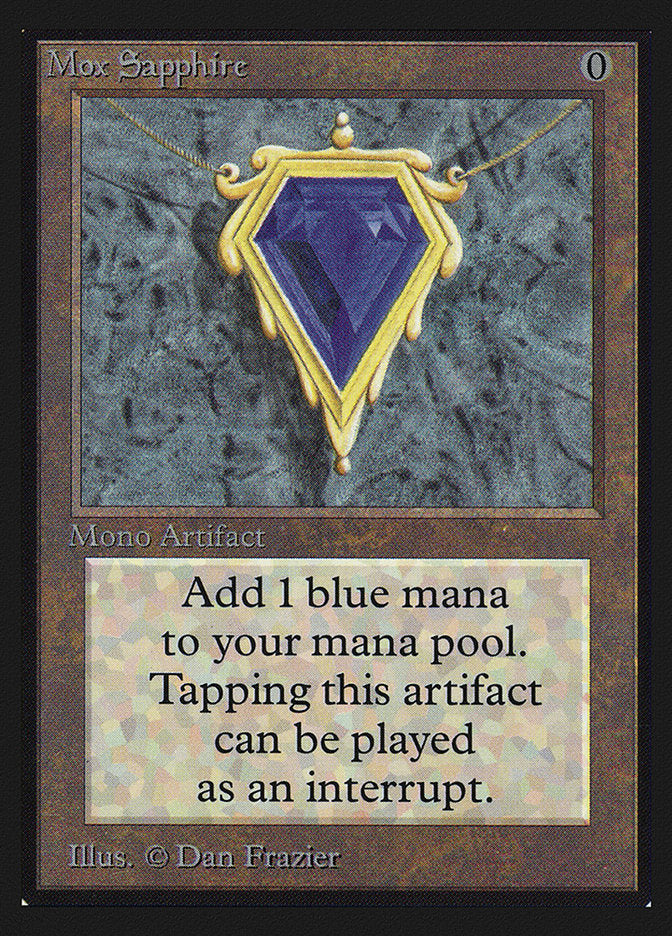 Mox Sapphire [Collectors' Edition] | Silver Goblin