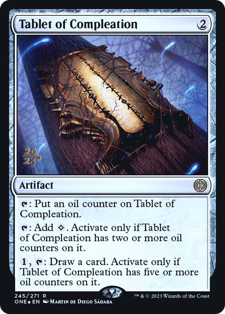 Tablet of Compleation [Phyrexia: All Will Be One Prerelease Promos] | Silver Goblin