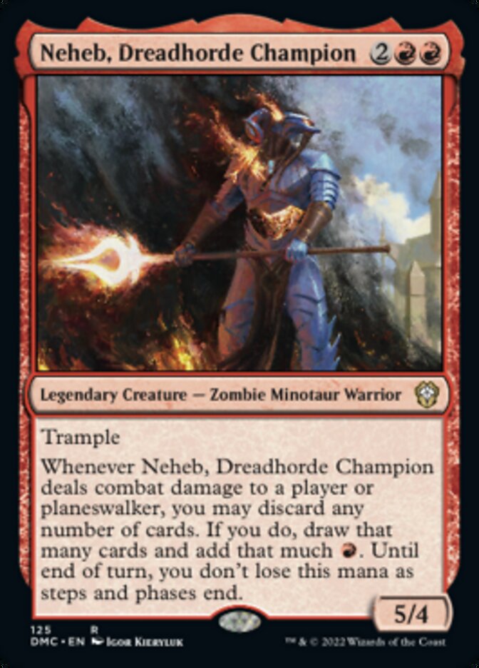 Neheb, Dreadhorde Champion [Dominaria United Commander] | Silver Goblin