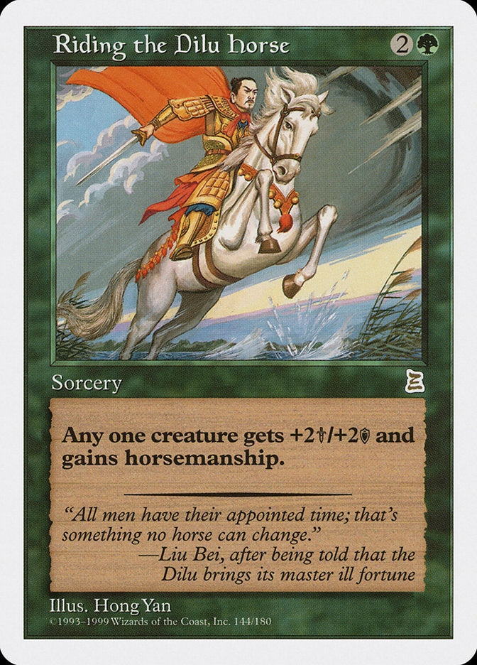 Riding the Dilu Horse [Portal Three Kingdoms] | Silver Goblin