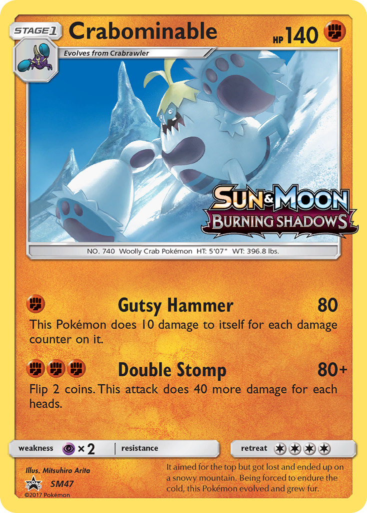 Crabominable (SM47) [Sun & Moon: Black Star Promos] | Silver Goblin