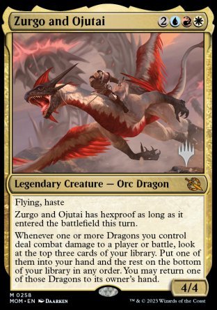 Zurgo and Ojutai (Promo Pack) [March of the Machine Promos] | Silver Goblin