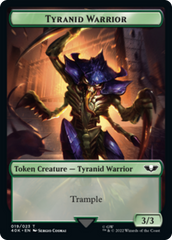 Tyranid (17) // Tyranid Warrior Double-Sided Token [Warhammer 40,000 Tokens] | Silver Goblin