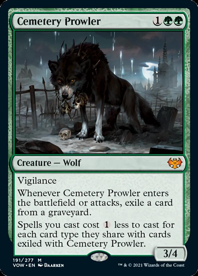 Cemetery Prowler [Innistrad: Crimson Vow] | Silver Goblin