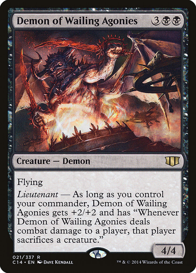 Demon of Wailing Agonies [Commander 2014] | Silver Goblin