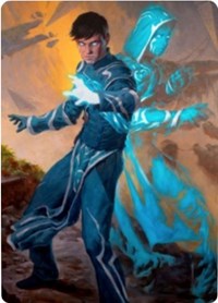 Jace, Mirror Mage 1 Art Card [Zendikar Rising Art Series] | Silver Goblin