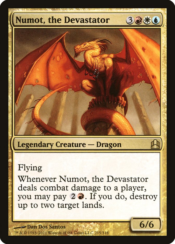 Numot, the Devastator [Commander 2011] | Silver Goblin