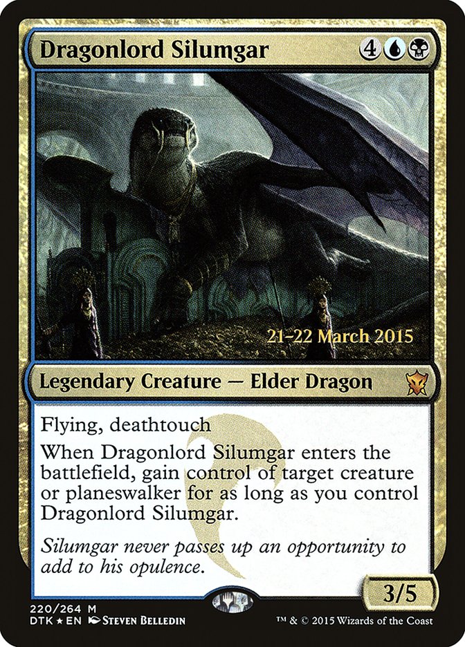 Dragonlord Silumgar [Dragons of Tarkir Prerelease Promos] | Silver Goblin
