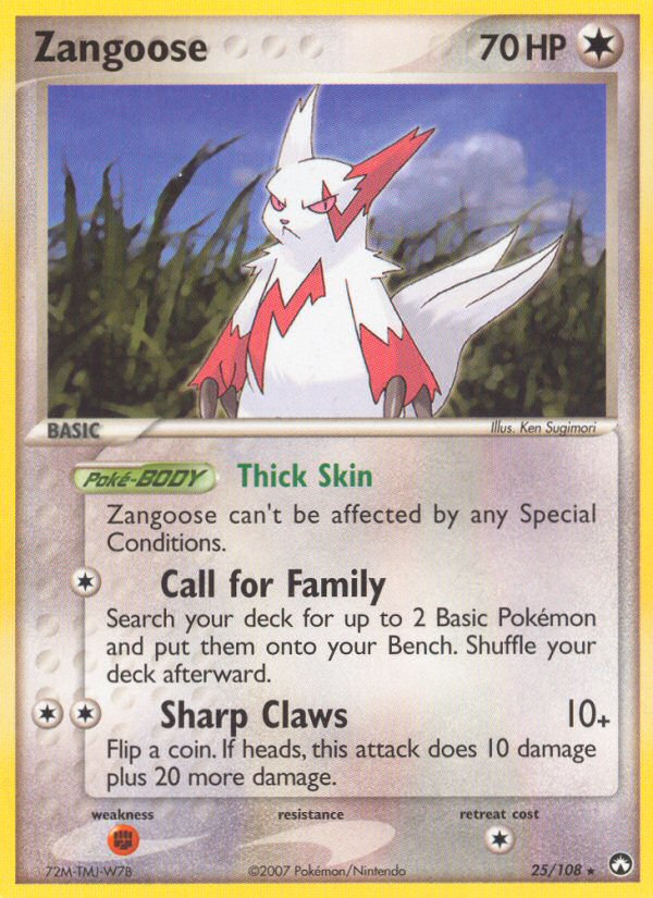 Zangoose (25/108) [EX: Power Keepers] | Silver Goblin