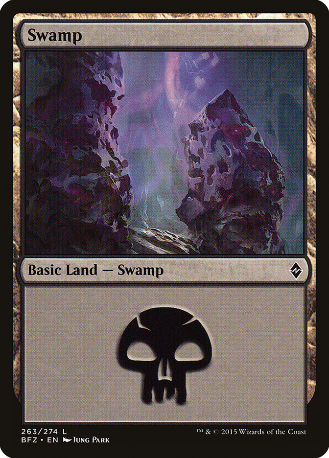 Swamp (263) [Battle for Zendikar] | Silver Goblin
