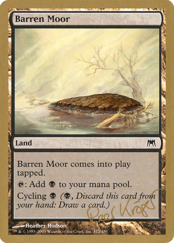 Barren Moor (Peer Kroger) [World Championship Decks 2003] | Silver Goblin