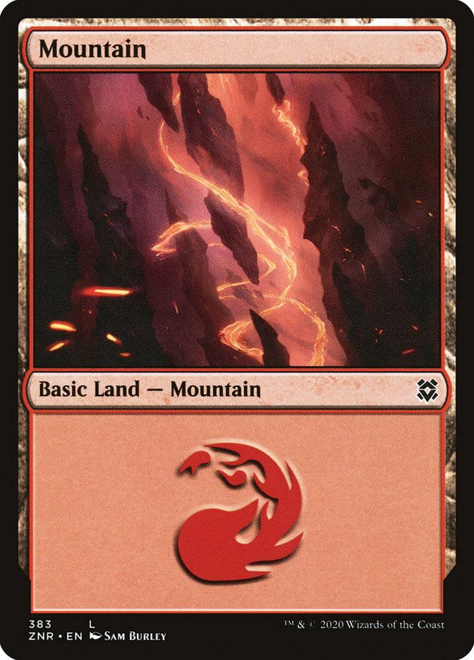 Mountain (383) [Zendikar Rising] | Silver Goblin
