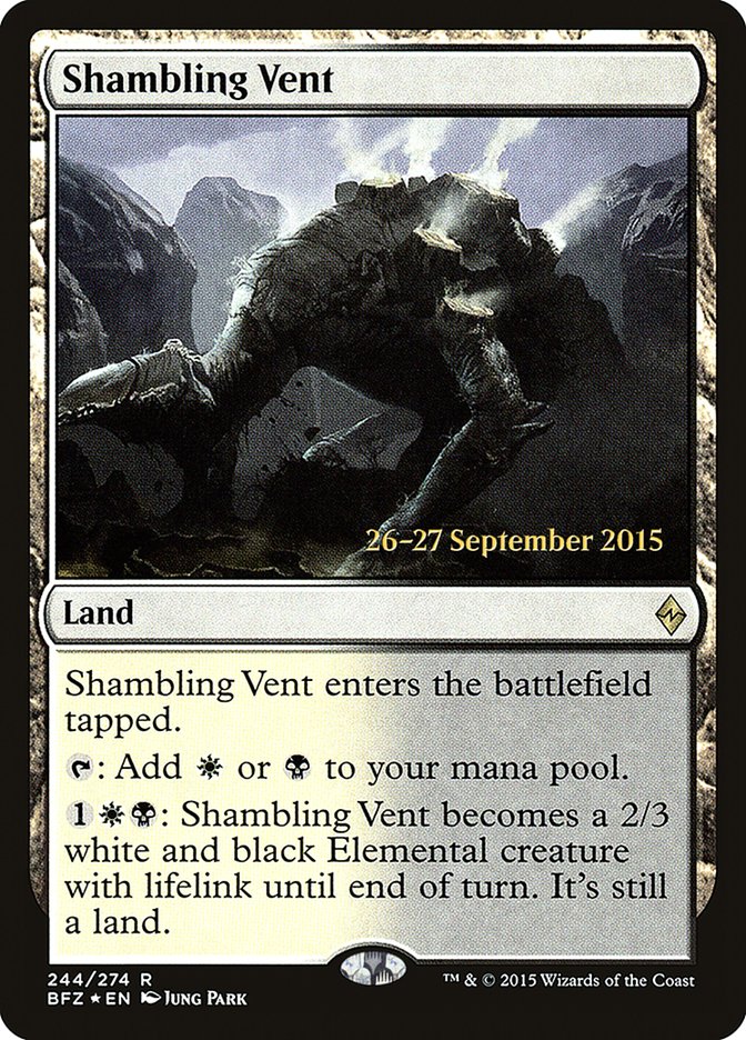 Shambling Vent [Battle for Zendikar Prerelease Promos] | Silver Goblin