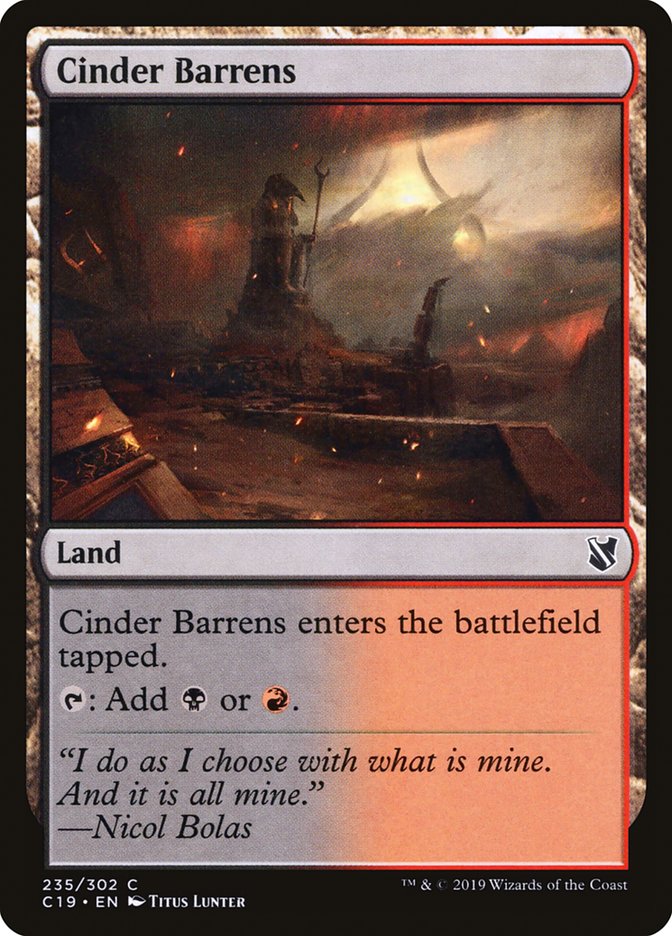 Cinder Barrens [Commander 2019] | Silver Goblin