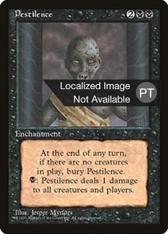 Pestilence [Fourth Edition (Foreign Black Border)] | Silver Goblin