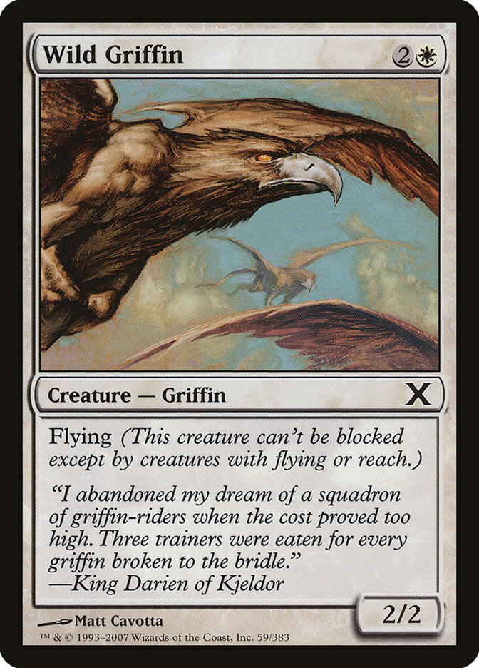 Wild Griffin [Tenth Edition] | Silver Goblin