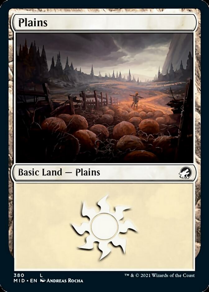 Plains (380) [Innistrad: Midnight Hunt] | Silver Goblin