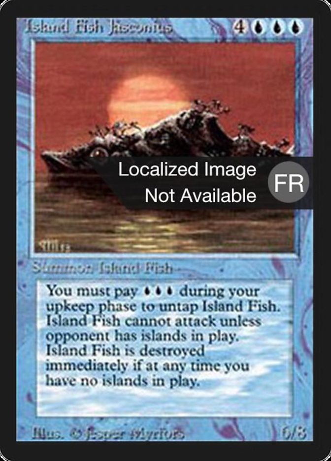 Island Fish Jasconius [Foreign Black Border] | Silver Goblin