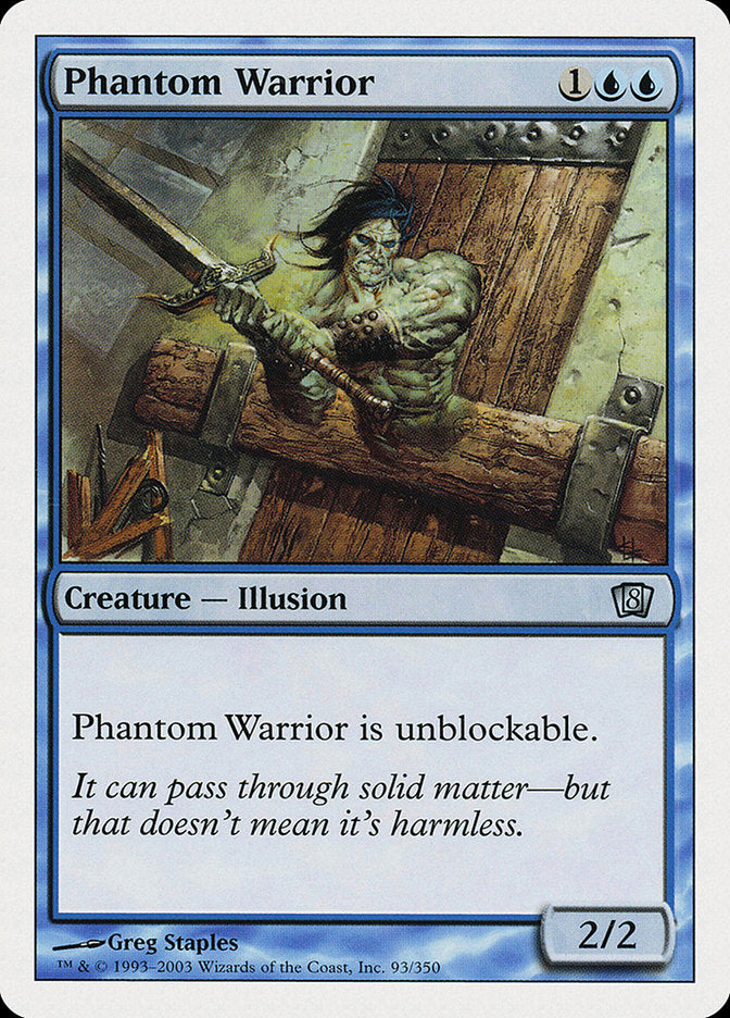 Phantom Warrior [Eighth Edition] | Silver Goblin