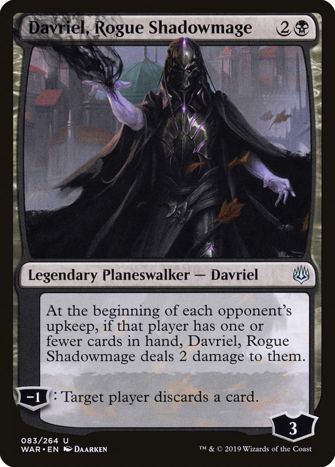 Davriel, Rogue Shadowmage [War of the Spark] | Silver Goblin
