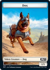 Dog // Saproling Double-Sided Token [Core Set 2021 Tokens] | Silver Goblin