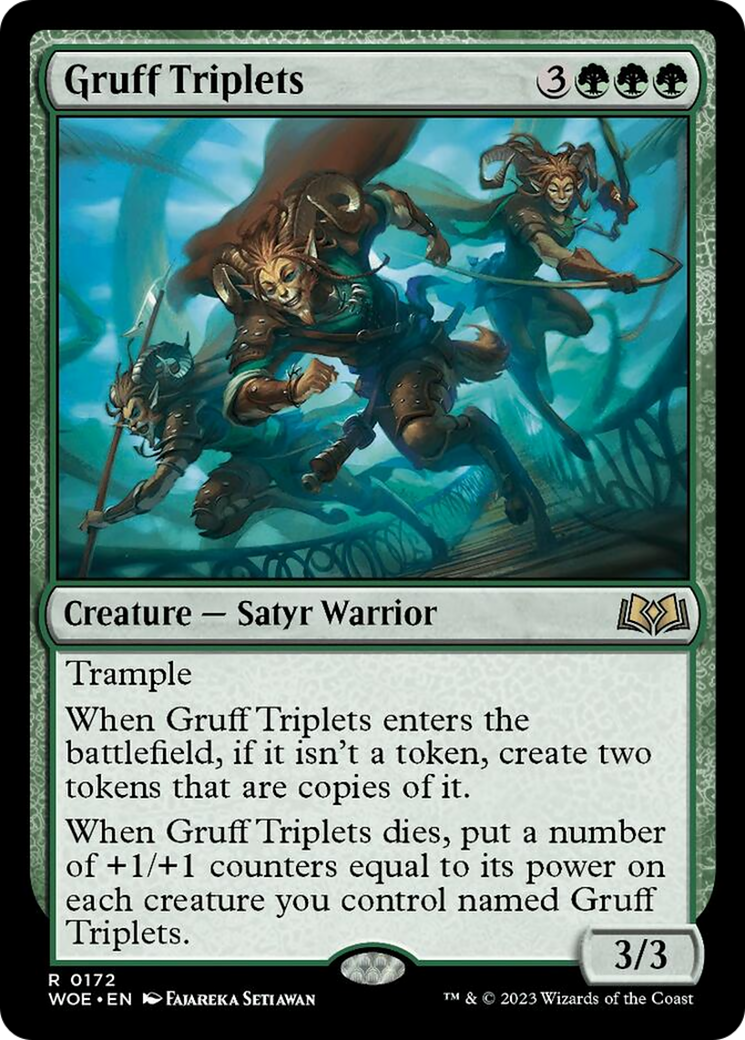 Gruff Triplets [Wilds of Eldraine] | Silver Goblin
