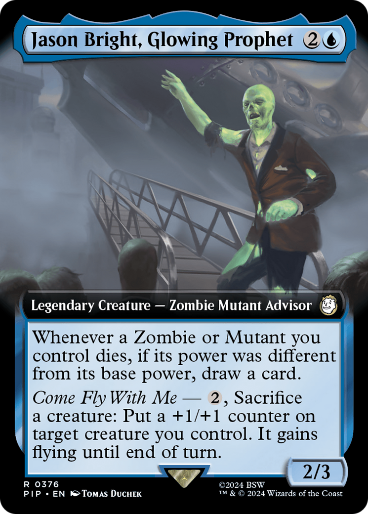 Jason Bright, Glowing Prophet (Extended Art) [Fallout] | Silver Goblin