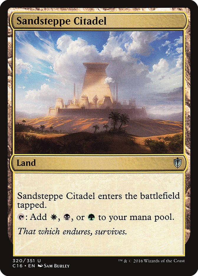 Sandsteppe Citadel [Commander 2016] | Silver Goblin