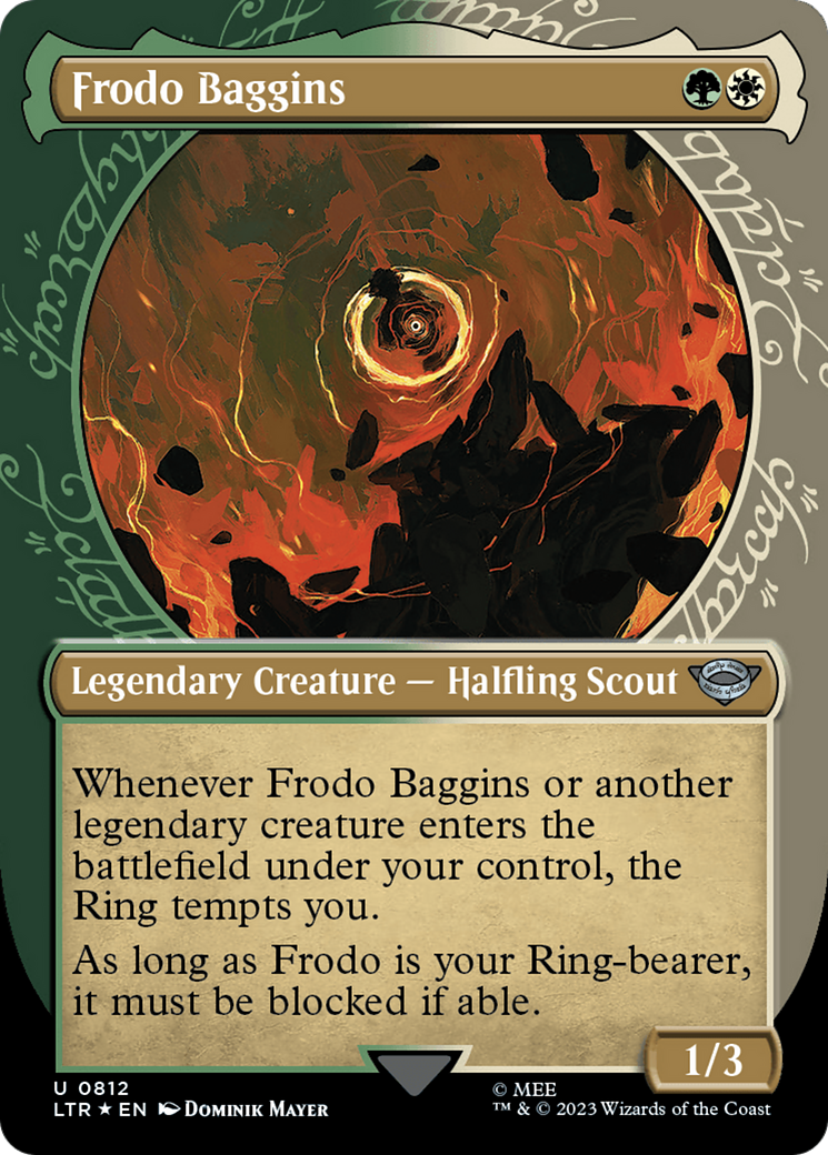 Frodo Baggins (Showcase) (Surge Foil) [The Lord of the Rings: Tales of Middle-Earth] | Silver Goblin