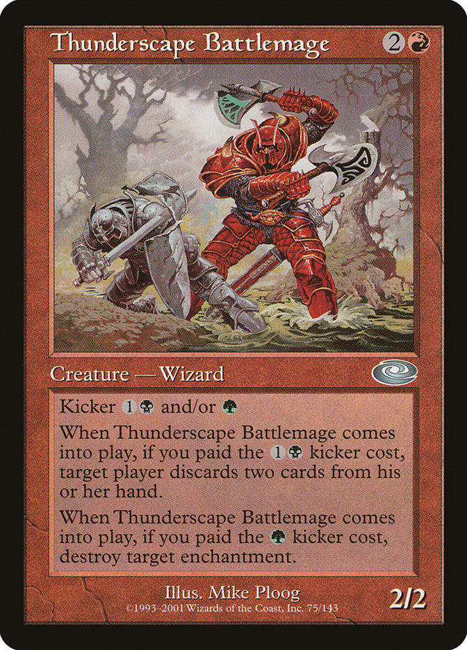 Thunderscape Battlemage [Planeshift] | Silver Goblin