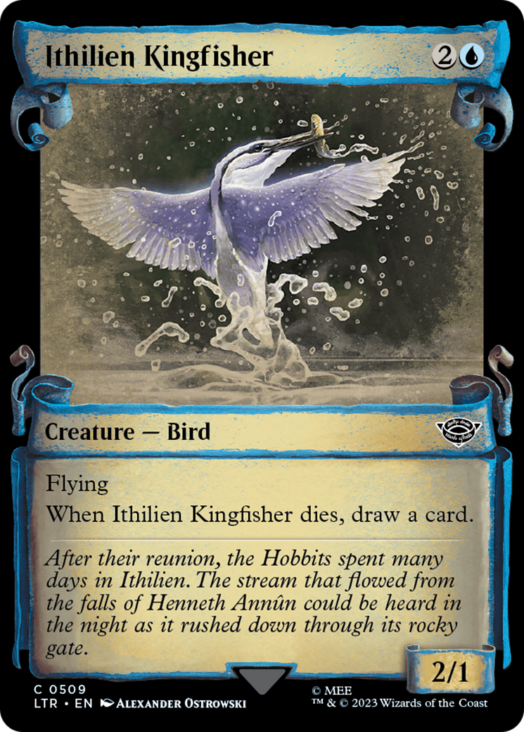 Ithilien Kingfisher [The Lord of the Rings: Tales of Middle-Earth Showcase Scrolls] | Silver Goblin