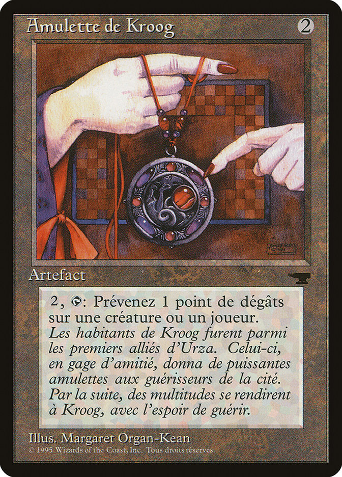 Amulet of Kroog (French) - "Amulette de Kroog" [Renaissance] | Silver Goblin