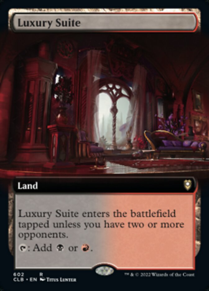 Luxury Suite (Extended Art) [Commander Legends: Battle for Baldur's Gate] | Silver Goblin