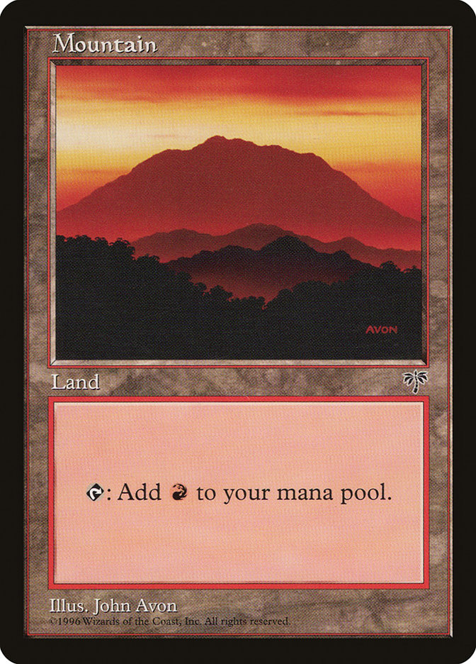 Mountain (Red Signature) [Mirage] | Silver Goblin