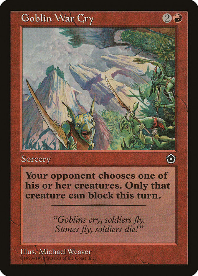 Goblin War Cry [Portal Second Age] | Silver Goblin