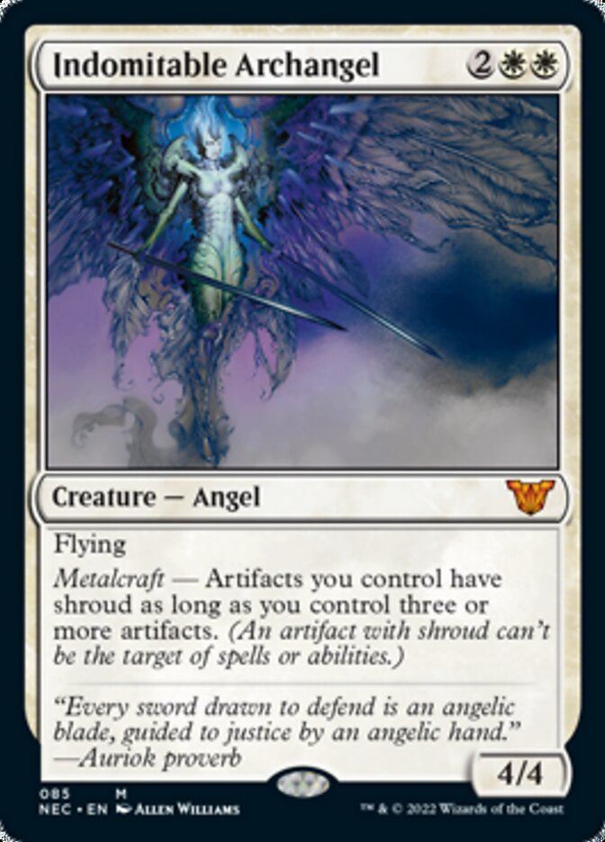 Indomitable Archangel [Kamigawa: Neon Dynasty Commander] | Silver Goblin