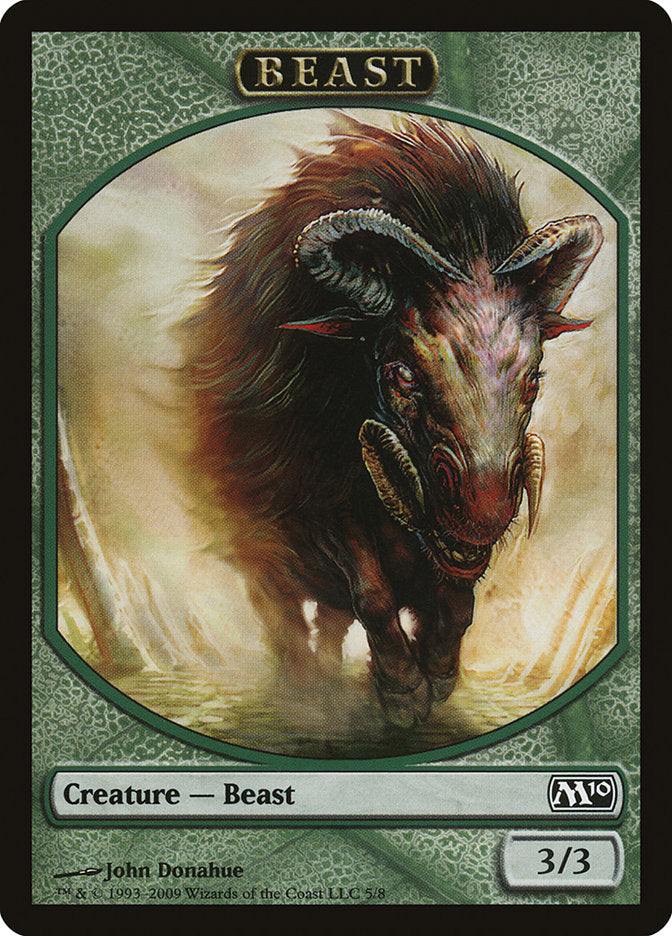 Beast Token [Magic 2010 Tokens] | Silver Goblin
