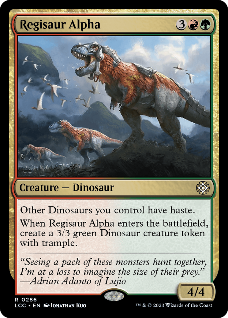 Regisaur Alpha [The Lost Caverns of Ixalan Commander] | Silver Goblin