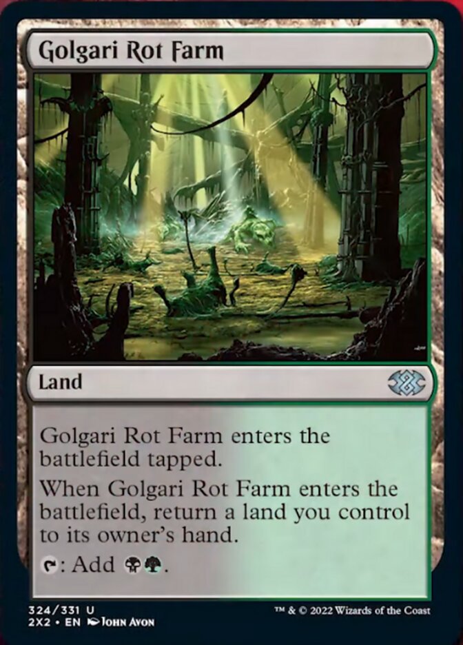 Golgari Rot Farm [Double Masters 2022] | Silver Goblin