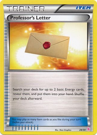 Professor's Letter (28/30) [XY: Trainer Kit - Sylveon] | Silver Goblin