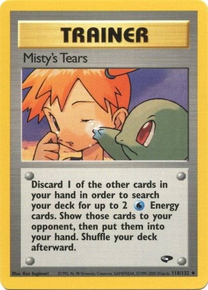 Misty's Tears (118/132) [Gym Challenge Unlimited] | Silver Goblin