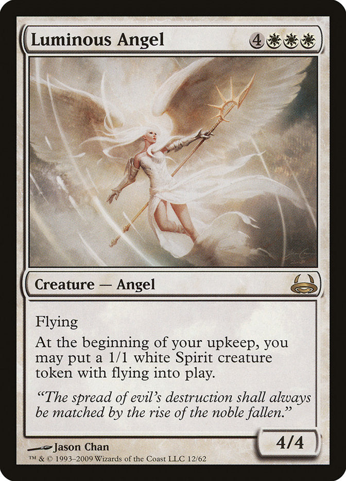 Luminous Angel [Duel Decks: Divine vs. Demonic] | Silver Goblin