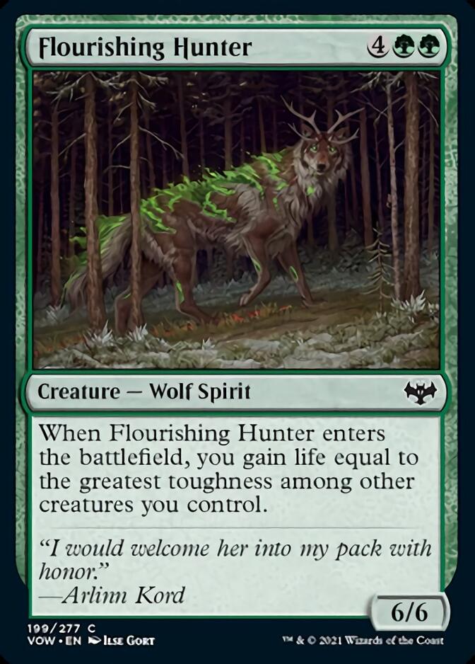 Flourishing Hunter [Innistrad: Crimson Vow] | Silver Goblin