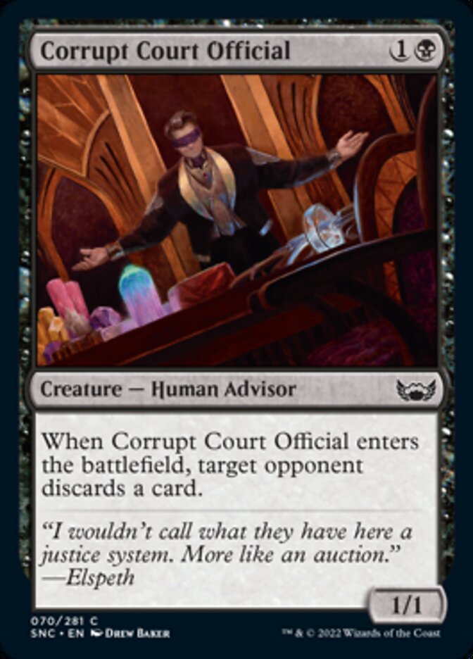 Corrupt Court Official [Streets of New Capenna] | Silver Goblin