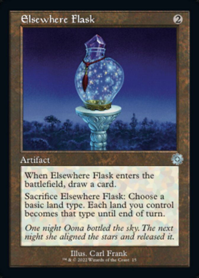 Elsewhere Flask (Retro) [The Brothers' War Retro Artifacts] | Silver Goblin