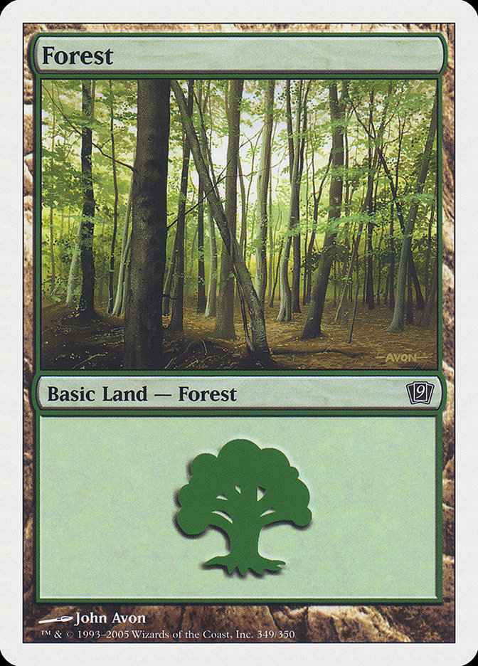 Forest (349) [Ninth Edition] | Silver Goblin