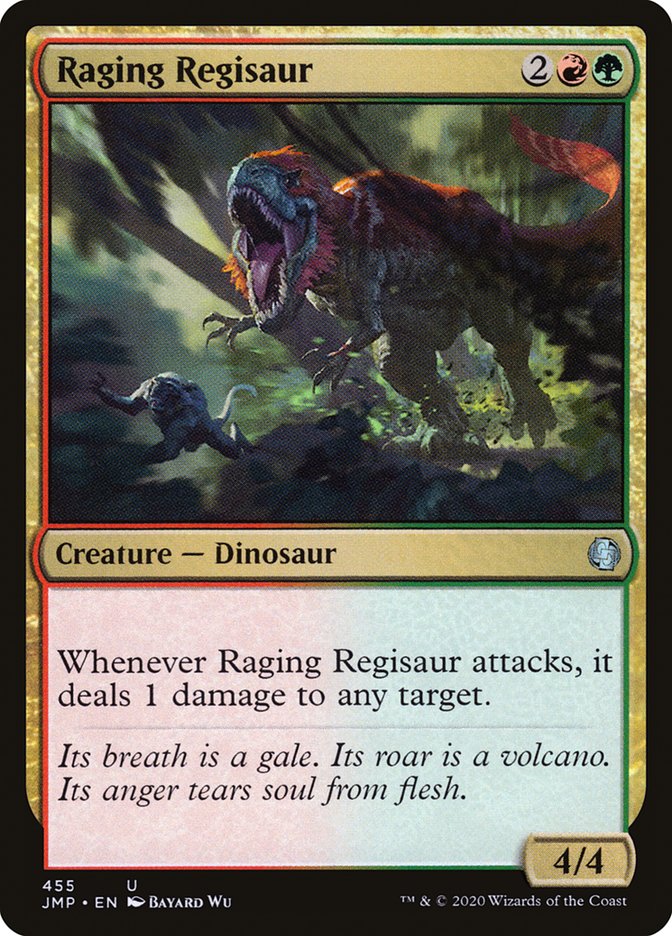 Raging Regisaur [Jumpstart] | Silver Goblin