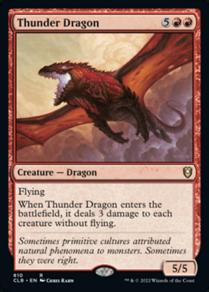 Thunder Dragon [Commander Legends: Battle for Baldur's Gate] | Silver Goblin