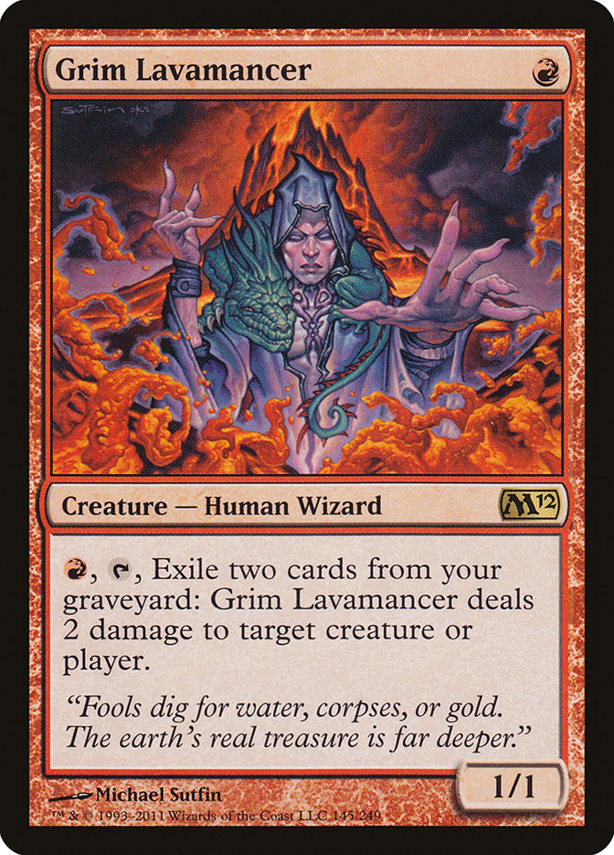 Grim Lavamancer [Magic 2012] | Silver Goblin