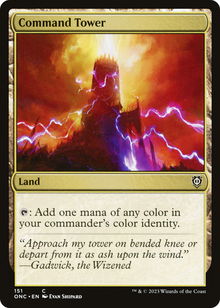Command Tower [Phyrexia: All Will Be One Commander] | Silver Goblin
